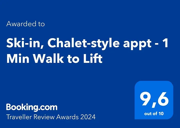 Ski-in, Chalet-style Appt - 1 Min Walk To Lift Lägenhet