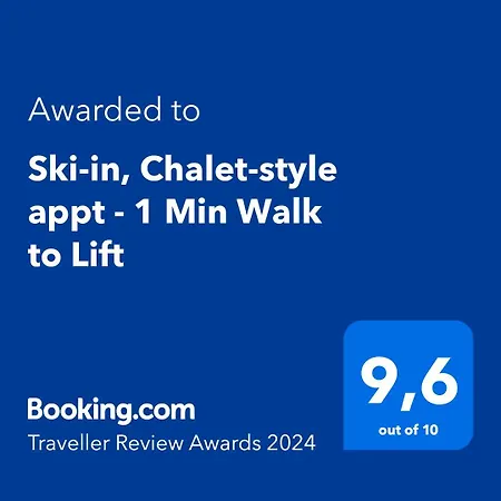 Ski-in, Chalet-style Appt - 1 Min Walk To Lift * 베르비에