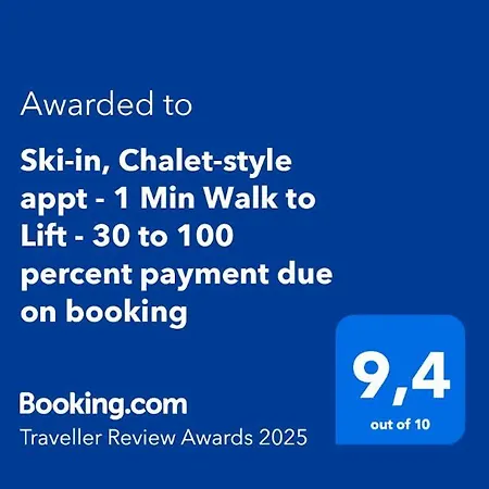 Ski-in, Chalet-style Appt - 1 Min Walk To Lift Verbier