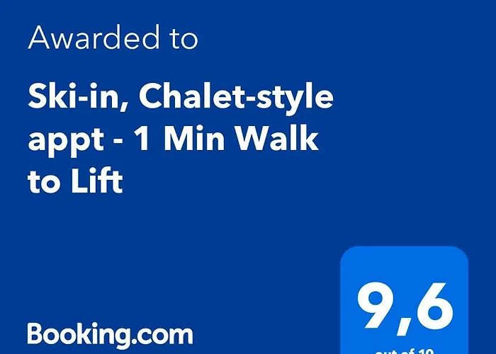 Ski-in, Chalet-style Appt - 1 Min Walk To Lift * Вербье